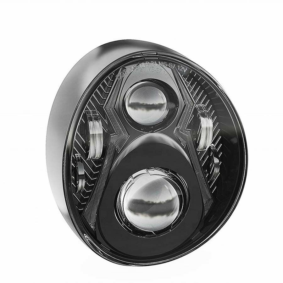 FXBR/S、FXDRS用LEDプロジェクターヘッドライト （WMW） |ハーレー