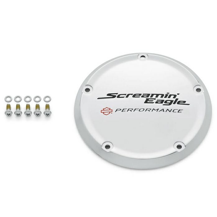ハーレー M8 Softail用 Screamin Eagle ダービーカバー クローム-02