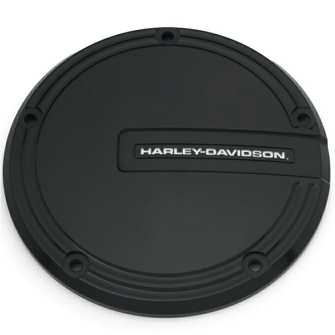 ハーレー M8 Softail用 エンパイア ダービーカバー ブラック-01