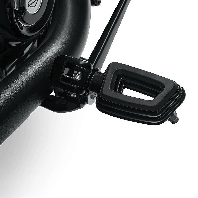 ハーレー FLSB、FXBB、FXLR、FXBR、FXST用 エンパイア ラージライダーフットペグ ブラック-01