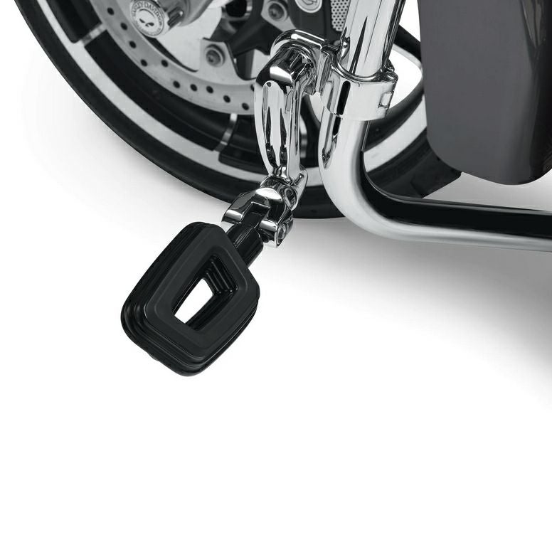 ハーレー FLSB、FXBB、FXLR、FXBR、FXST用 エンパイア ラージライダーフットペグ ブラック-03