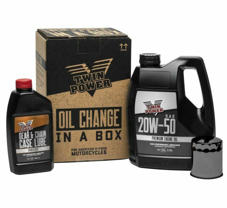 ハーレー用　Twin Power オイルセット TwinPower SYNTHETIC(化学合成) エンジンオイル交換セット スポーツ