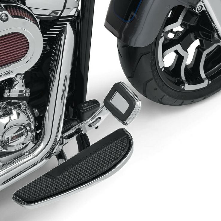 ハーレー M8 FL Softail用 エンパイア ラージリアブレーキペダルパッド クローム-01