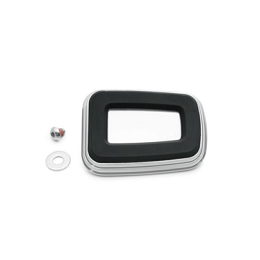 ハーレー M8 FL Softail用 エンパイア ラージリアブレーキペダルパッド クローム-02