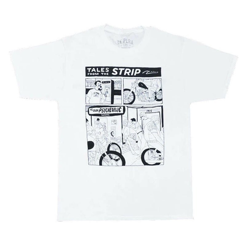 Le Pera Tシャツ コミック ホワイト-01