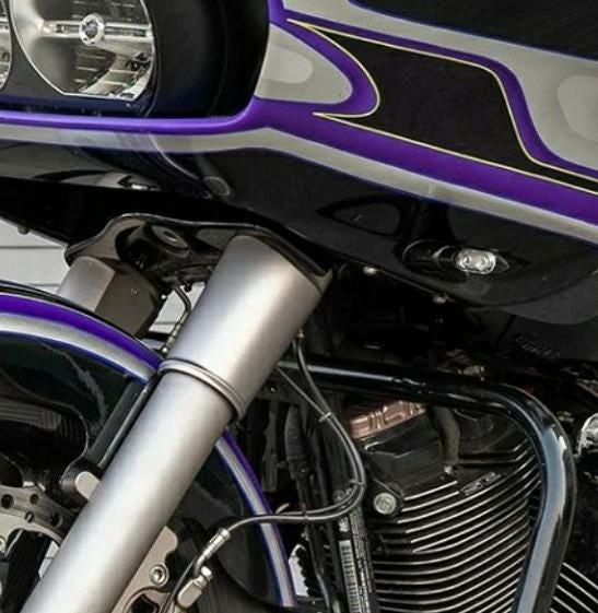 アレンネス Deep Cut Dresser Saddlebag ラッチ・カバー ブラック 1993