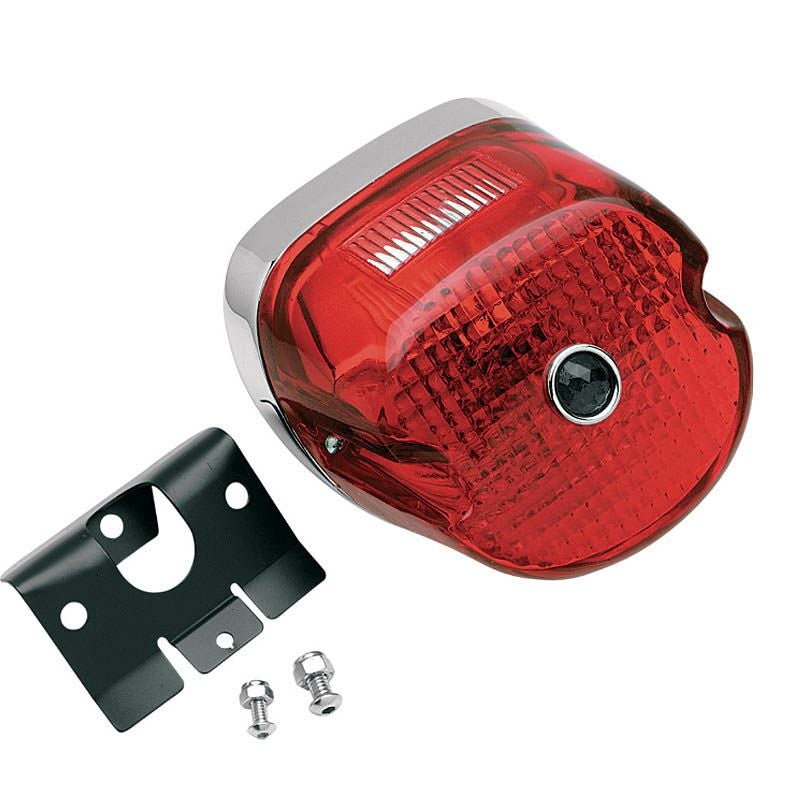 ハーレー レイダウン テールライト ブルードット付き Drag Specialties