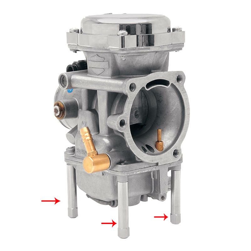 CVキャブレター トップカバー クローム Drag Specialties |ハーレー