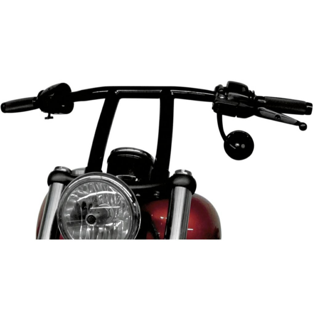 ハーレー用 1.25インチ径 Blacklineクラブスタイルハンドルバー 9