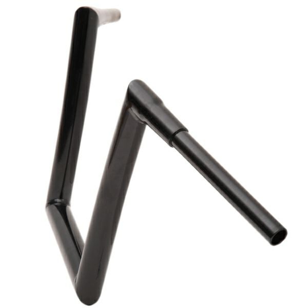 ハーレー用 1.5インチ径 Strip ハンドルバー 12インチ グロスブラック
