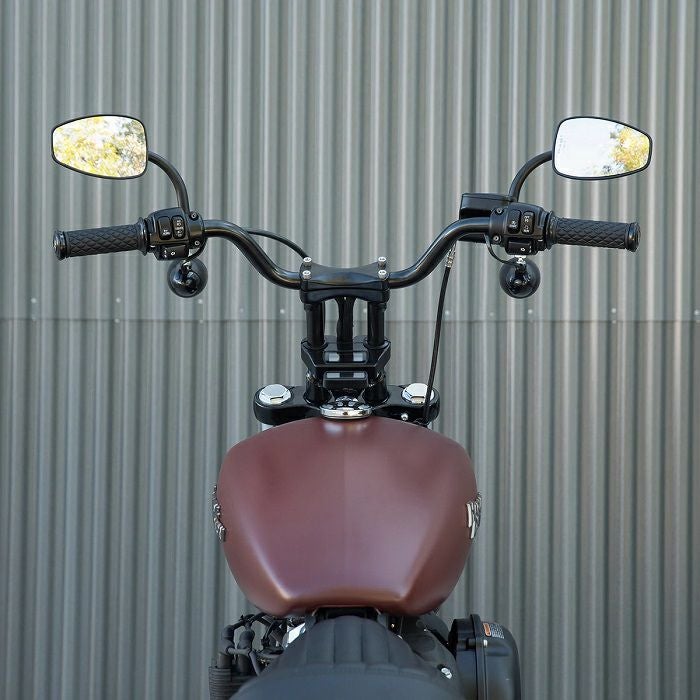 BILTWELL ダッシュパネル マウントゲージ クローム |ハーレーパーツ
