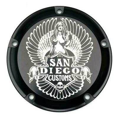 M8 ソフテイル EASYデザイン ダービーカバー San Diego Customs 