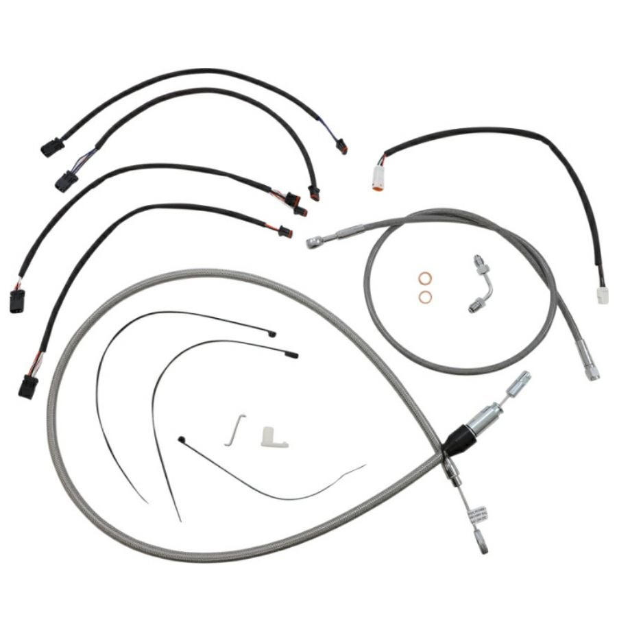ハーレー M8 ソフテイル XR DOTハンドルケーブルキット12～14インチ用