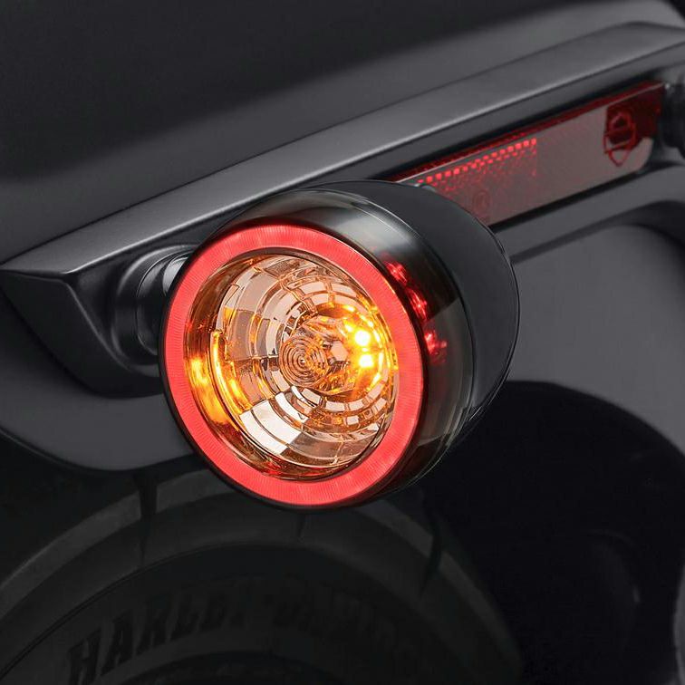 LED ウインカー　ハーレー　リア　ブラック/アンバー ハーレー Signature LEDリア・ウインカー キット アンバー/スモーク
