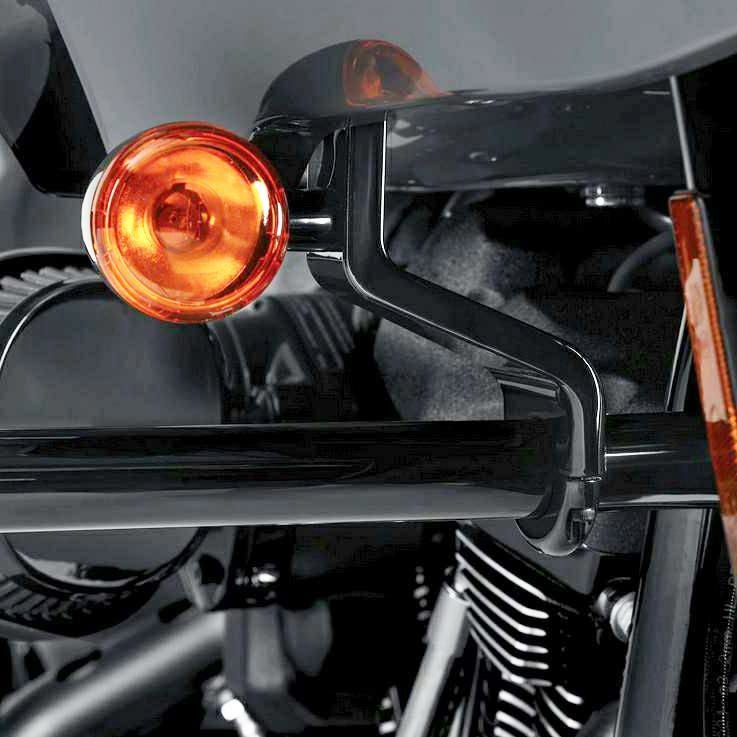 ハーレー FXLRST フェアリングサポート ブラック |ハーレーパーツ専門