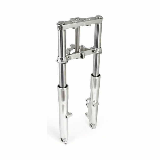 ハーレー FXST、FXWG 7度レイク・トリプルツリー(41mmフォーク用