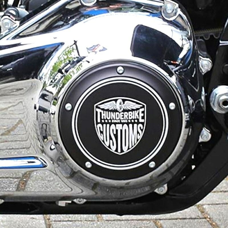 V-TWIN ベンテッド ダービーカバー&インスペクションカバーセット 1984