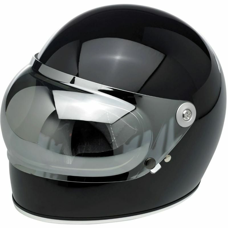 「GRINGO　S」バブルシールド クロームミラー BILTWELL、2