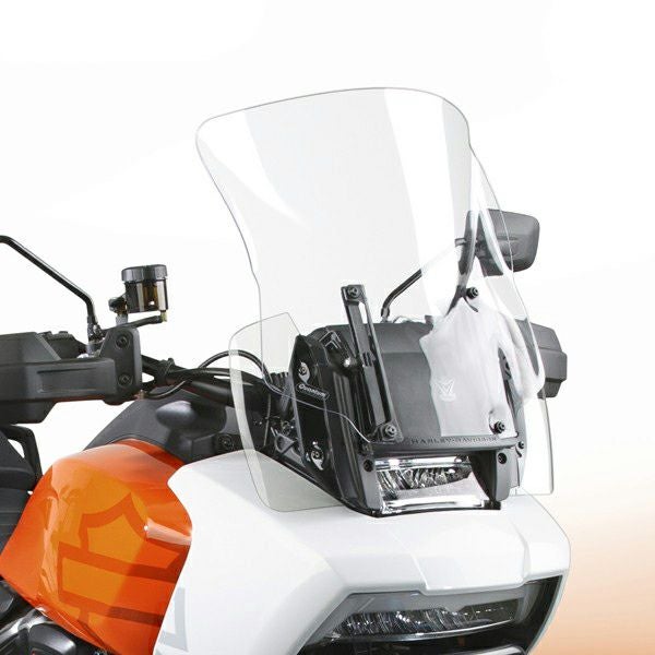 ハーレー パンアメリカ用11インチウィンドシールド ダークスモーク