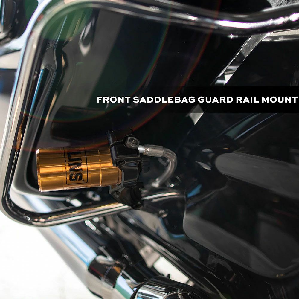 オーリンズサスペンション用 リモートリザーバータンク サドルバッグ