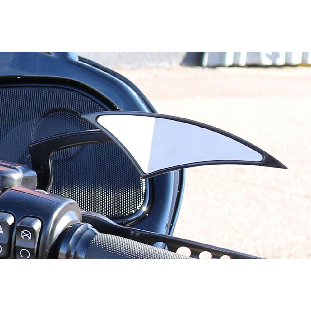SALE】ハーレー用 POWER MIRRORS ブラック Paul Yaffe |ハーレーパーツ