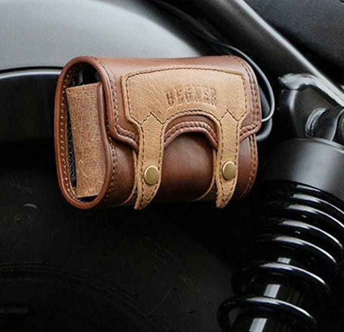 たかそー　ETCポーチ1 インチハンドルバー用 ハーレー用 ETCケース