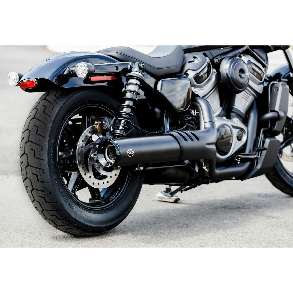 ハーレー RH975 ナイトスター Grand National 4.5インチ スリップオンマフラー S&S 6