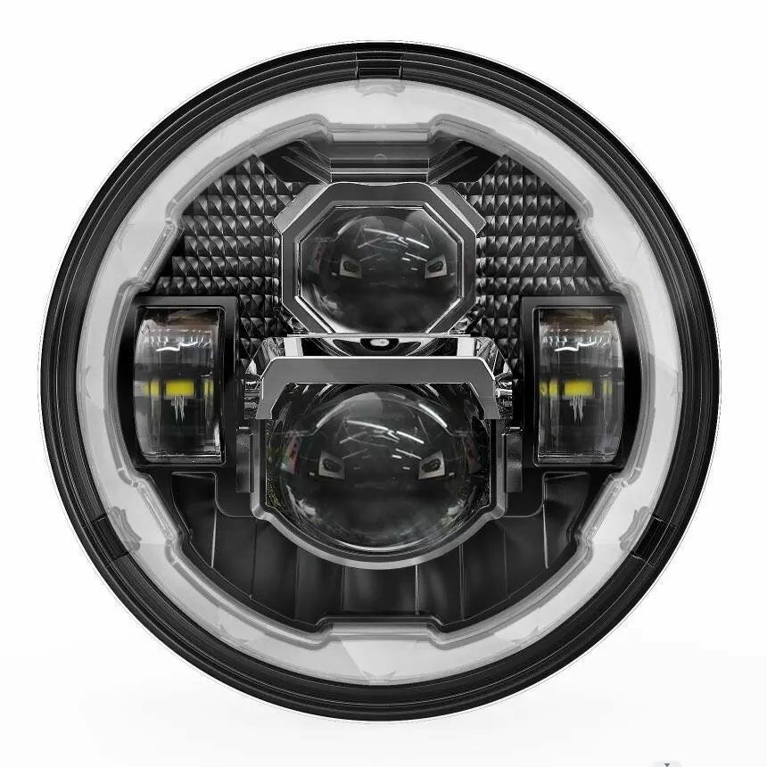 WMW LED 7インチ ヘッドライト ブラック |ハーレーパーツ専門店 HDパーツ