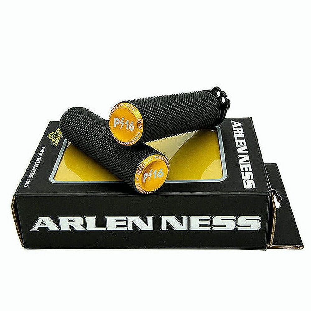 アレンネス　アルミビレットハンドルグリップ アレンネス□ ベベル グリップ ブラック 【ケーブルスロットル車
