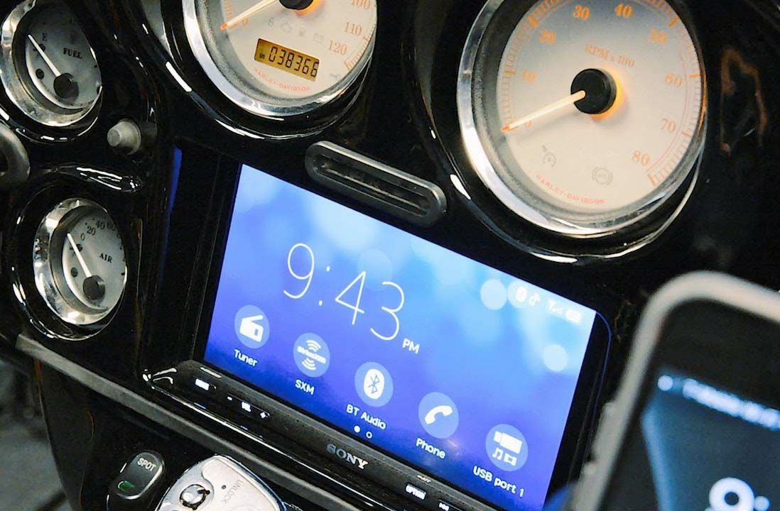 ツーリングモデルのオーディオ