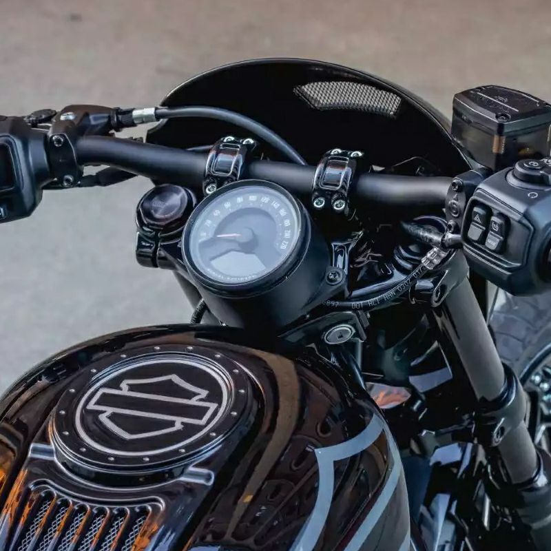 Thunderbikeフラットライザー(1インチ径ハンドル用) マットブラック