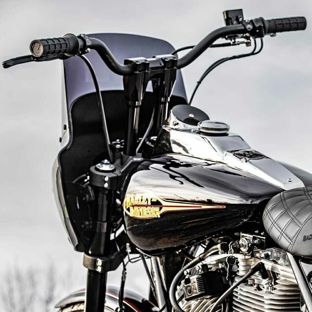 ODI V-Twin モトハンドルバー 1インチ径 ブラック |ハーレーパーツ専門