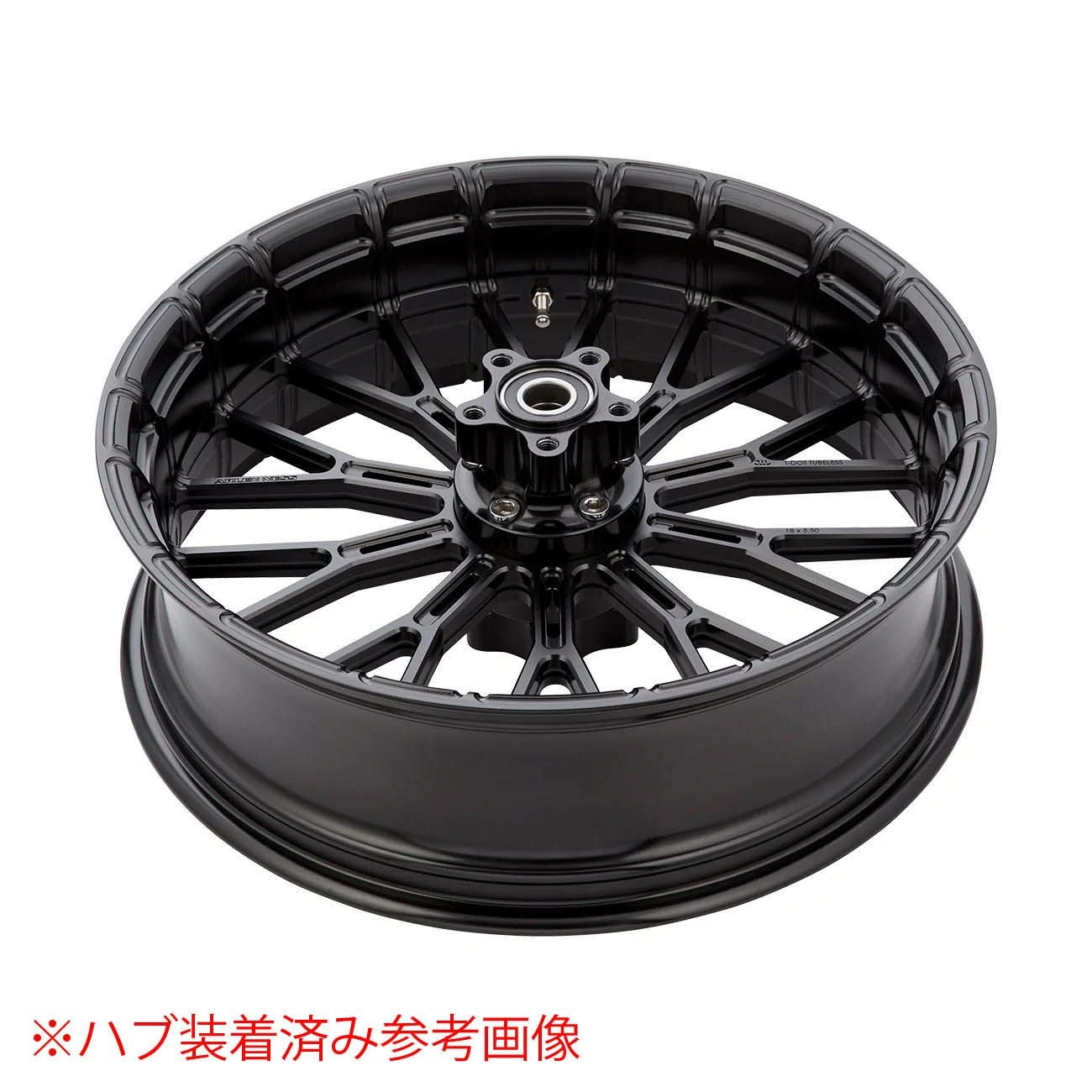 5スポークホイール USA製 スレッドハブ前後セット販売 4枚セット】 FINALIST FZ-S5 17x7.5 +45 100x5 MBL : AUTOWAY