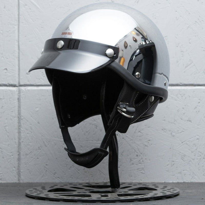  【限定カラー】BORN FREE SHORTY ハーフヘルメット クローム M/L 