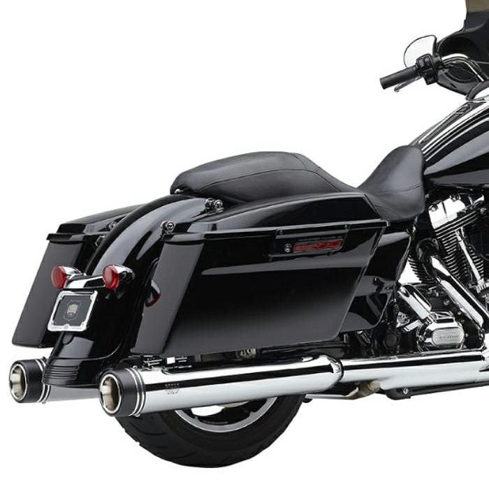 1995～2016 ツーリング 4.5インチ スリップオンマフラー スムース