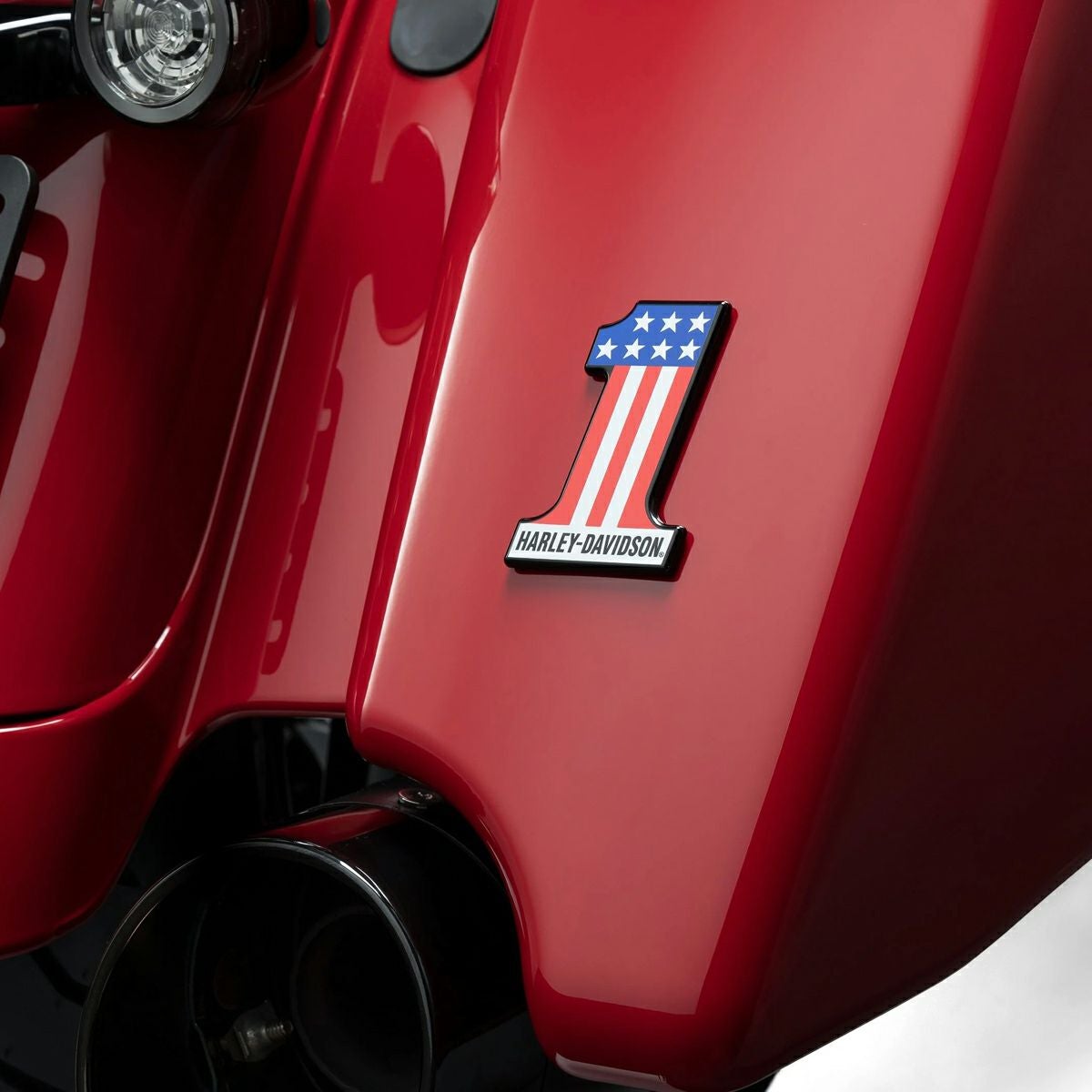 ハーレー ナンバーワンロゴ デコラティブ メダリオン |ハーレーパーツ