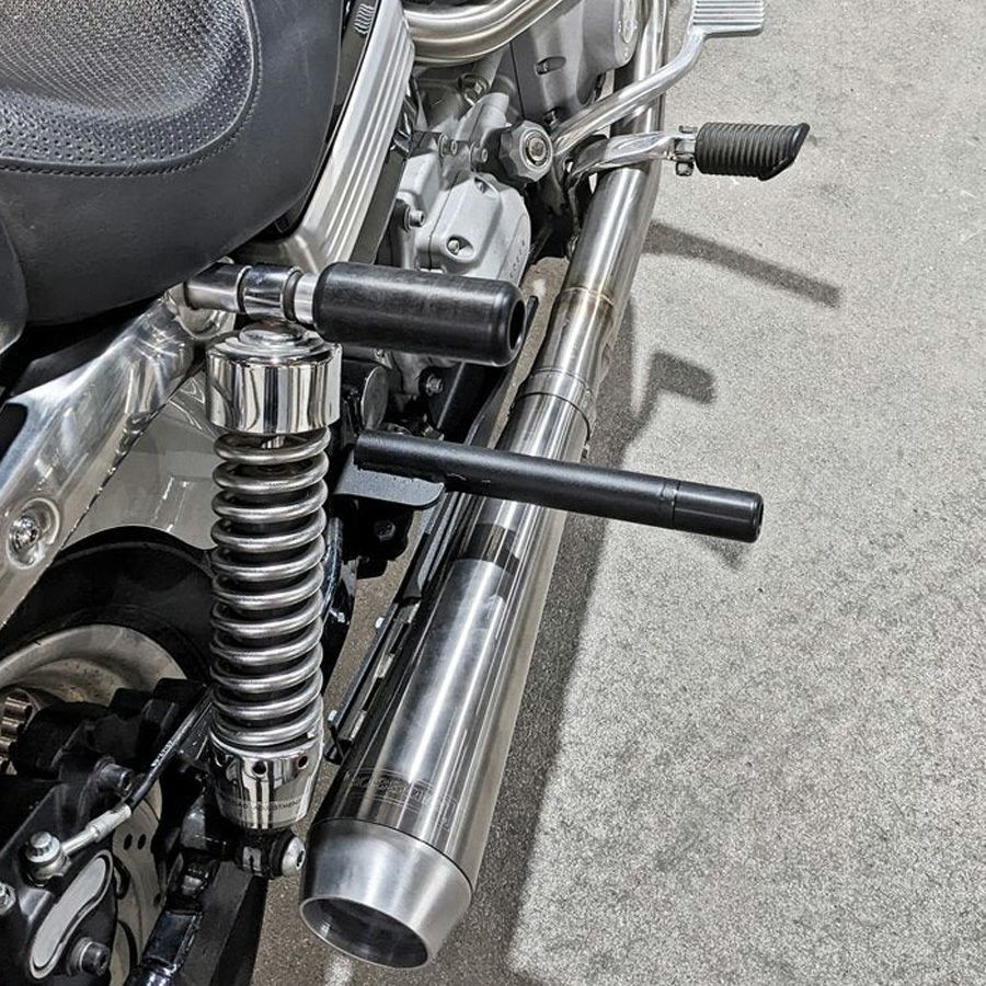 Drag Specialties 車高調節サスペンション ハード ブラック ダイナ 13