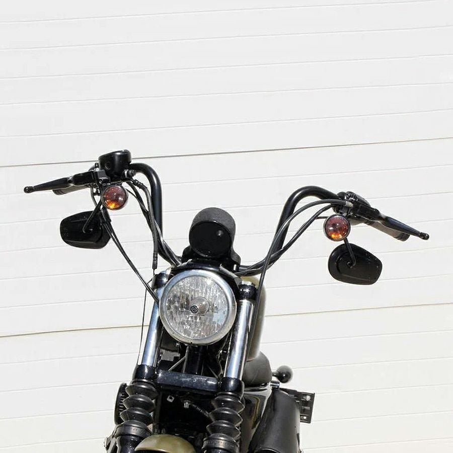 ハーレー 1インチ径 ナロー ミニエイプハンドルバー(ディンプル無) 8