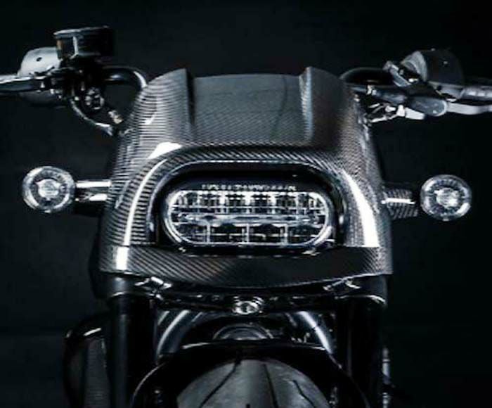 Cult Werk スポーツスターS NRSスタイル LEDヘッドライトキット(グロス