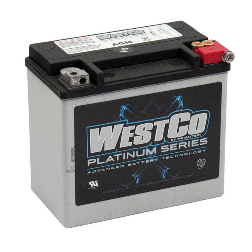 WESTCO PLATINUM AGMバッテリー W9024 ハーレー用 SALE】ソフテイル＆ダイナ、VRSC、スポーツスター PLATINUM SERIES