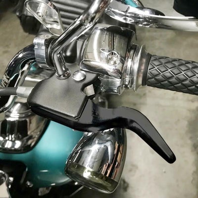 MXスタイル アジャスタブル レバー左右セット SHORTY ブラック FLO 