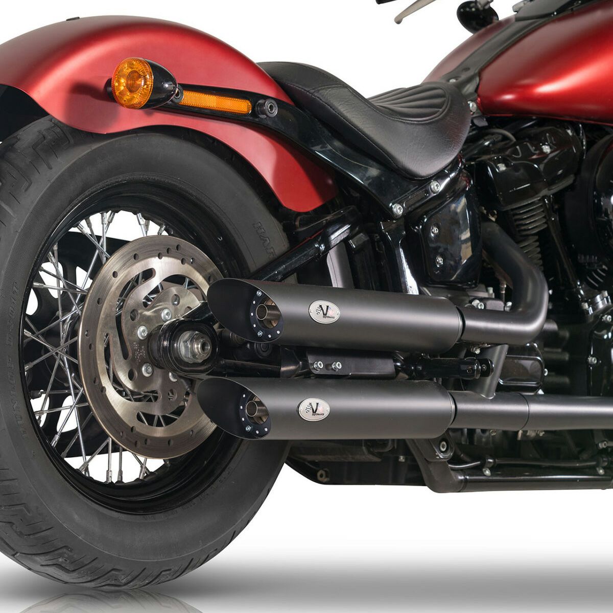 FXLRS、FXLRST、FXBBS ツインスラッシュ EURO5 スリップオンマフラー