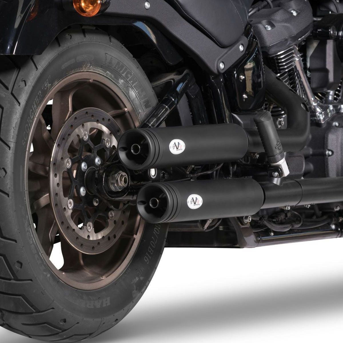 バンス＆ハインズ （VANCE&HINES） ミニ グレネード 2-Into-2 ブラック