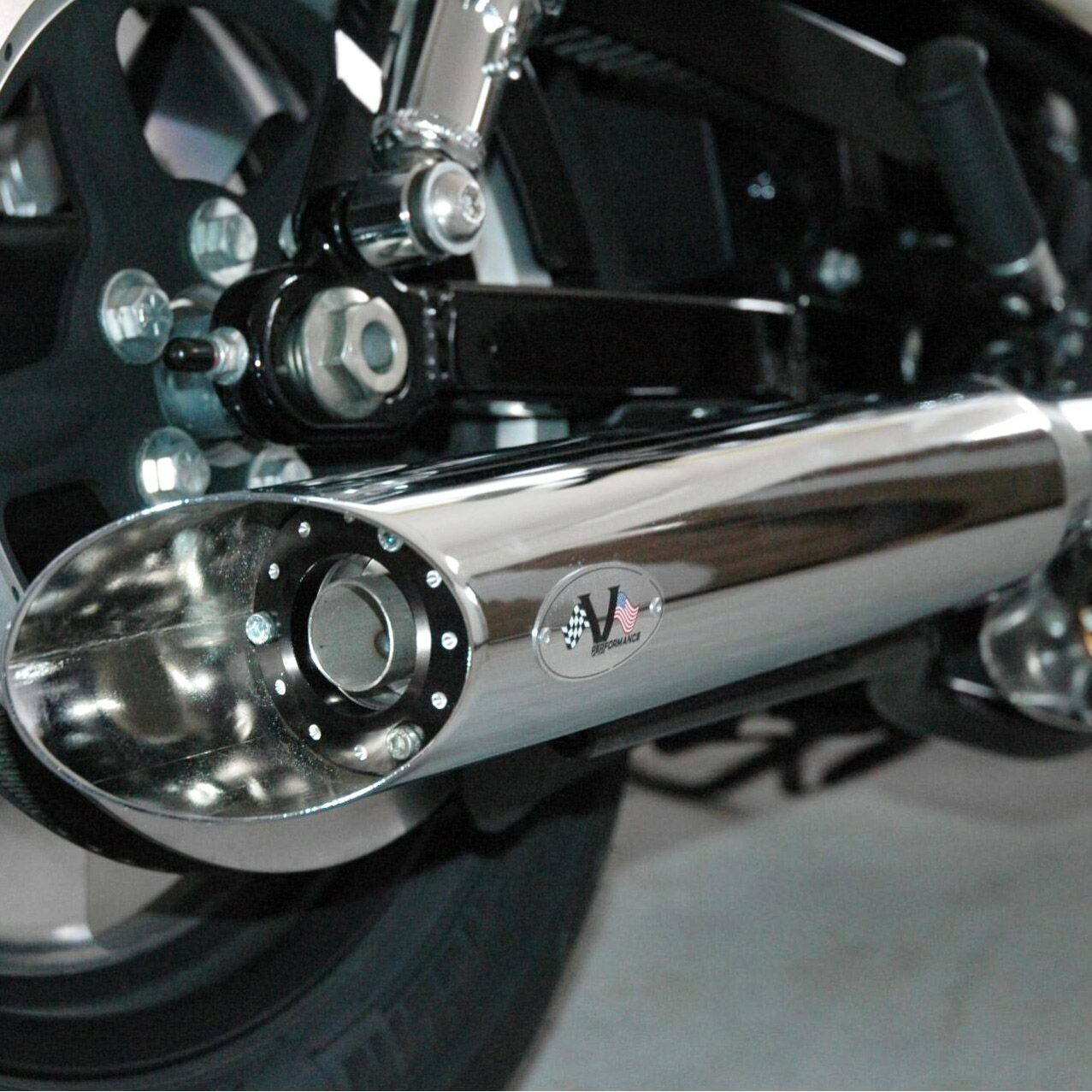 スポーツスター用 ダブルスラッシュカット・スリップオンマフラー