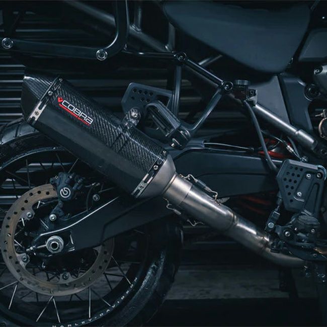 Cobra Sport パンアメリカ ハーフフルエキゾーストマフラー/カーボン