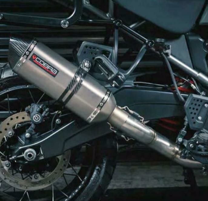 スポーツスターS ハーフフルエキゾーストマフラー(連結パイプ付