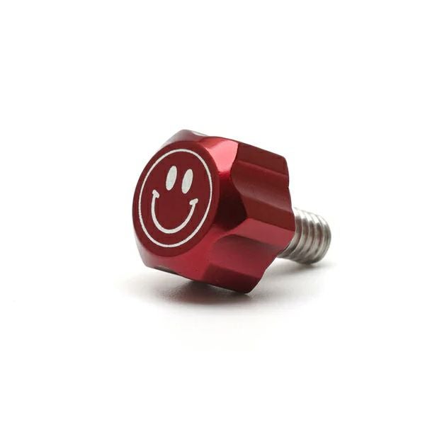 スター シートスクリュー 「HAPPY」 レッド San Diego Customs