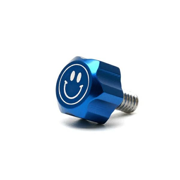 スター シートスクリュー 「HAPPY」 ブルー San Diego Customs