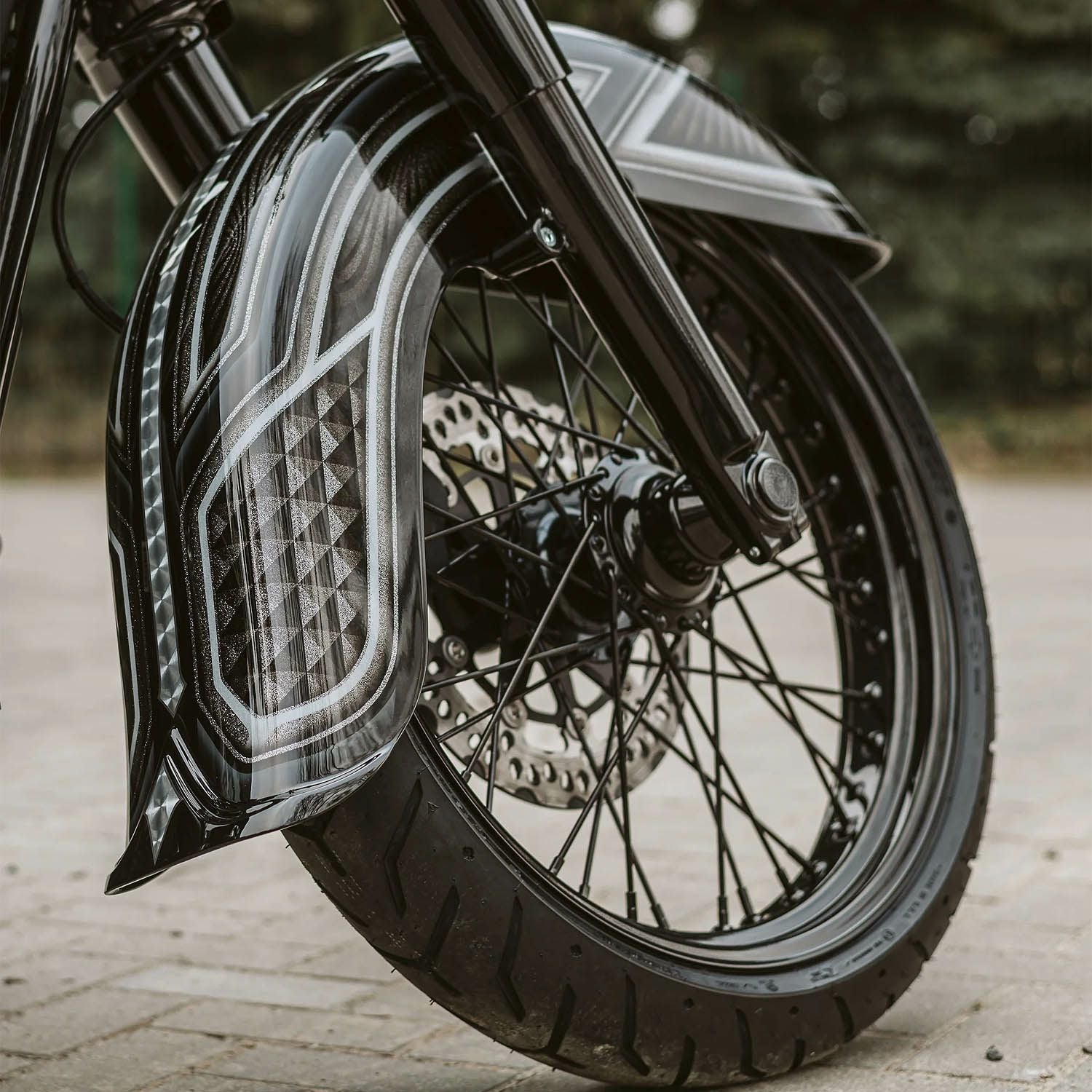 ヘリテイジクラシック、ソフテイルデラックス用フロントフェンダー