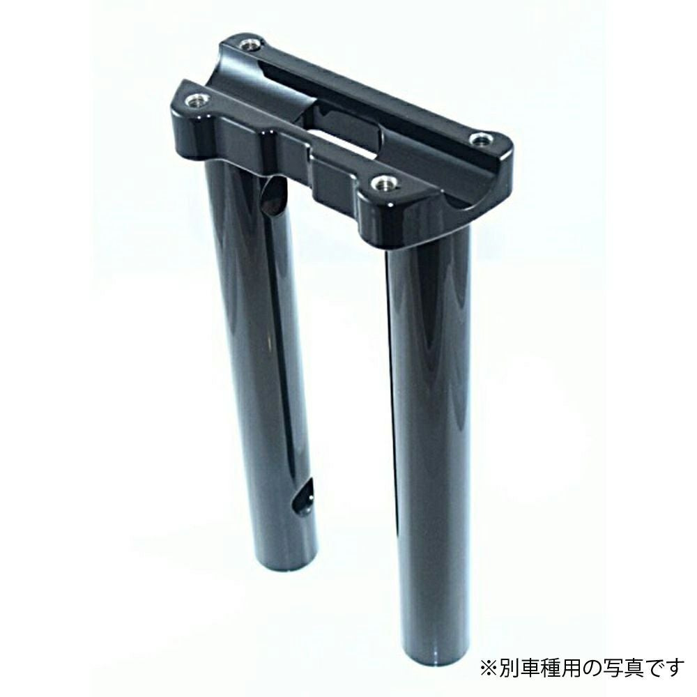 ローライダーS用 ワンピースライザー 12インチ グロスブラック BUNG KING01